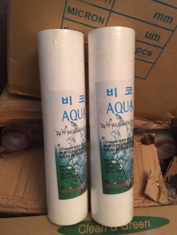 Lõi lọc gòn nén xốp 25 micron - 10 inch Aqua Hàn Quốc